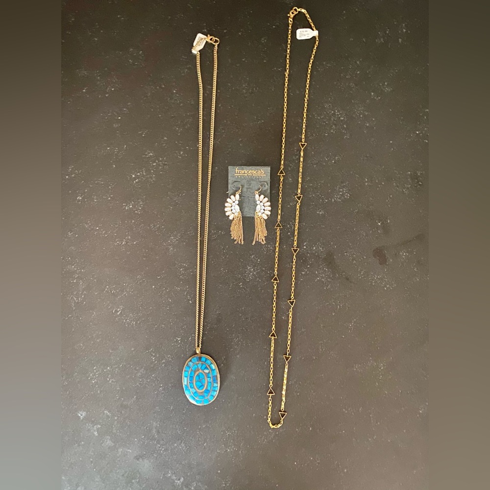 Jewelry lot from Francesca’s. 3 pieces